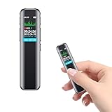 Gonikli Grabadora de Voz Espía, Memoria de 64 GB, Recargable por USB, con Control por Voz, con...