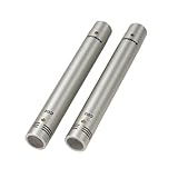 Samson C02-P - Paquete de 2 micrófonos externos, plateado