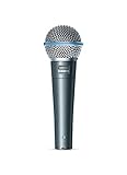 Shure Beta 58A Micrófono Vocal dinámico supercardioide de un Solo Elemento para Escenario y...