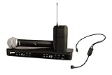 Shure BLX1288/P31 sistema inalámbrico combinado de doble canal con PG58 Handheld y micrófono...