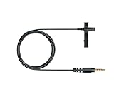 Shure MVL/A - Micrófono de solapa de condensador, grabación digital de voz de calidad