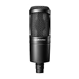 Audio-Technica 2020 Micrófono de Condensador Cardioide Negro