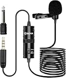 Boya BY-M1 - Micrófono Lavalier Omini Direccional, Negro