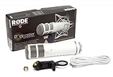 RØDE Podcaster Micrófono USB dinámico de montaje final RØDE Podcaster para podcasting,...