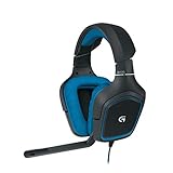 Logitech G430 - Auriculares Gaming (para PC, Xbox One, PS4 y Switch) Color Negro y Azul