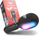 Vieta Pro Micrófono Inalámbrico Bluetooth con Altavoz Karaoke True Wireless. Micrófono...
