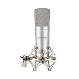 auna Pro MIC-920 USB - Micrófono Condensador, Micro con USB, Salida de Altavoces, Plug & Play,...