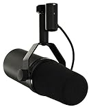 Shure SM7B - Micrófono dinámico profesional para retransmisiones y estudios, ideal para...