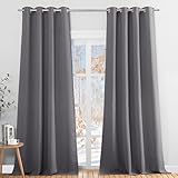 PONY DANCE Cortinas Salon Modernas 2 Piezas Cortinas Termicas Aislantes Frio y Calor 140x260 CM...