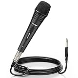 TONOR Micrófono dinámico de Karaoke para Cantar con Cable XLR de 5 m, micrófono de Mano de...