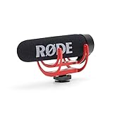 RØDE VideoMic GO Micrófono de cañón de cámara ligero para grabación cinematográfica y...