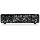 Behringer U-PHORIA UMC204HD Audiophile 2x4, interfaz de audio/MIDI USB de 24 bits/192 kHz con...