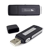 SMARTEX | Mini Grabadora de Voz 8GB / 150 Horas USB Audio - micrófono Espía - Voice Recorder...