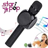 STARPOP Micrófono Inalámbrico Karaoke con Altavoz Portátil Bluetooth | 2 Altavoces...
