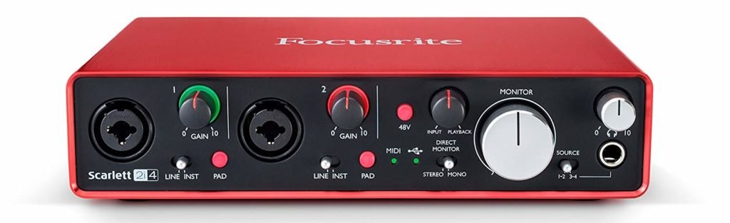 ?Focusrite scarlett 2i4 2nd gen vs 2i2 3rd gen vs solo ¿Cual es mejor?